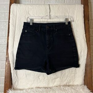 American Eagle Outfitters Black High Waist Women’s 6 Jean Shorts
